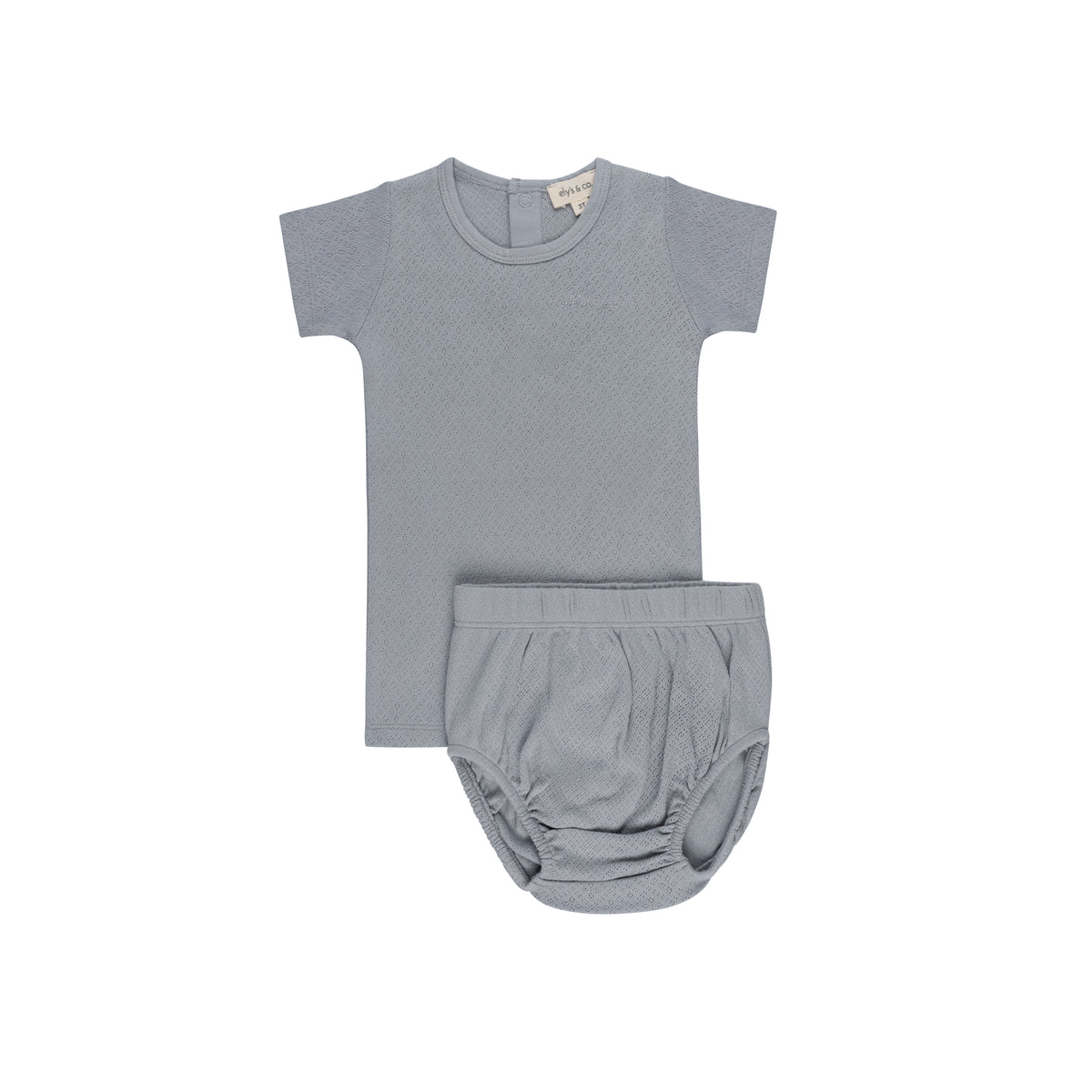 Pointelle Ribbed 2Pc Set