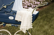 Load image into Gallery viewer, Domani Scalloped Pointelle Blanket - Natural