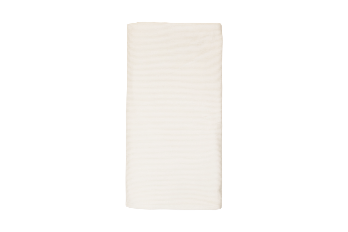 Rib velour blanket White Peekaboo Baby Boutique