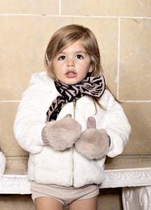 Gloves - size 2-6  - Taupe