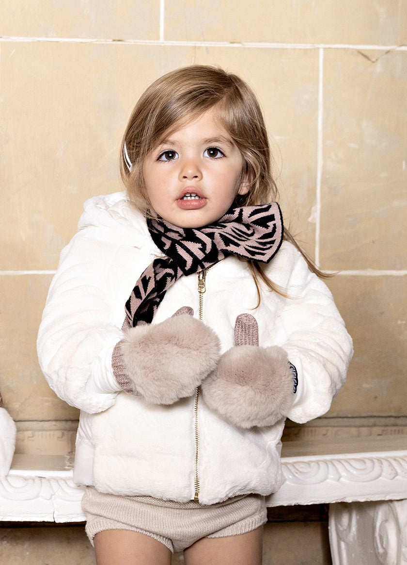 Gloves - size 2-6  - Taupe