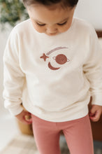 Load image into Gallery viewer, Velour celestial 2 pc set - Ivory with pink
