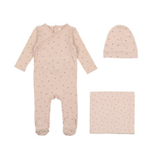 Load image into Gallery viewer, Printed wrapover layette set - florette
