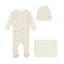 Load image into Gallery viewer, Printed pointelle layette set - light base girl
