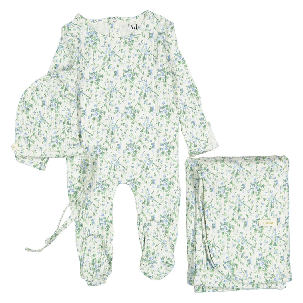 Sky bellflower layette set