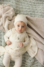 Load image into Gallery viewer, Scattered cherry layette set - ivory/red
