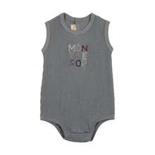 Load image into Gallery viewer, Rainbow Rib Boy Romper - ocean blue
