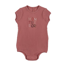 Load image into Gallery viewer, Rainbow Rib Girls Romper - blush
