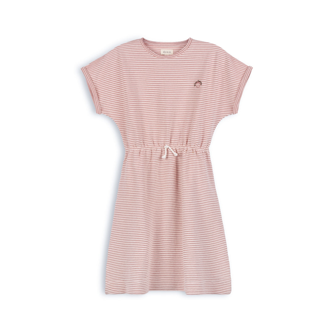 Metallic stripe dress - Pink