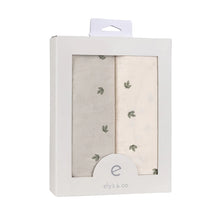 Load image into Gallery viewer, Sage vintage leaf 2 pack - Bassinet sheets
