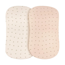 Load image into Gallery viewer, Pink vintage floral 2 pack - bassinet sheets
