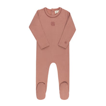 Load image into Gallery viewer, Embroidered Clover Collection - Pink - Footie
