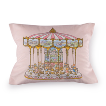 Load image into Gallery viewer, Teddy's Merry Go Cushion Sugary Pink

