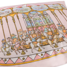 Load image into Gallery viewer, Teddy's Merry Go Cushion Sugary Pink
