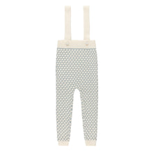 Load image into Gallery viewer, Popcorn knit overalls - Blue
