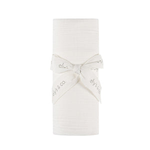 Velour kimono collection - Ivory muslin swaddle