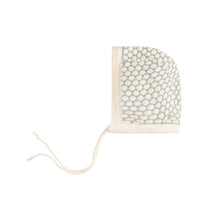 Load image into Gallery viewer, Popcorn knit bonnet - Blue
