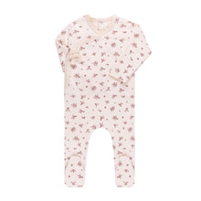 Load image into Gallery viewer, Brushed cotton elderberry footie - Brick
