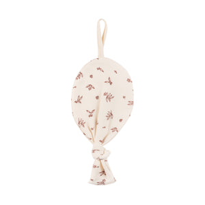 Brushed cotton elderberry paci lovey - Brick