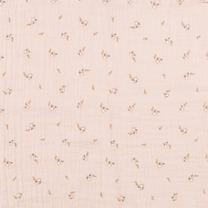 Printed floral muslin swaddle - Pink