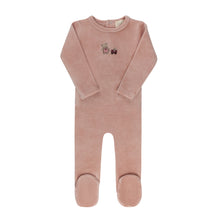 Load image into Gallery viewer, Embroidered Bear Collection - Pink - Footie
