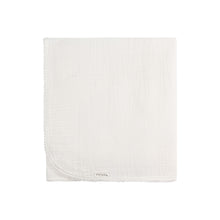 Load image into Gallery viewer, Velour kimono collection - Ivory muslin swaddle
