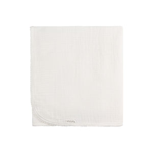 Velour kimono collection - Ivory muslin swaddle