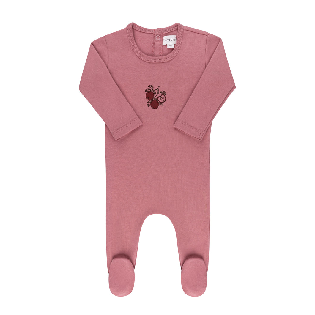 Fruit collection - pink apple footie