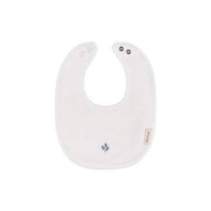Pocket full of leaves bib - Ivory