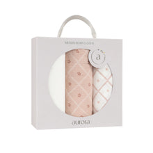 Load image into Gallery viewer, 3 Pack Muslin Burp Cloth - Pink
