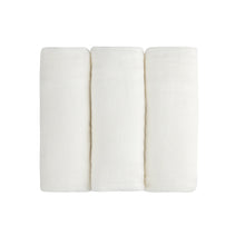 Load image into Gallery viewer, 3 Pack Muslin Burp Cloth - White
