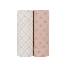 Load image into Gallery viewer, 2 Pack Muslin Swaddles - Pink
