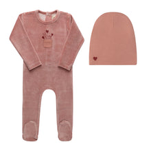 Load image into Gallery viewer, Stripe Collection - Pink - Footie + Beanie
