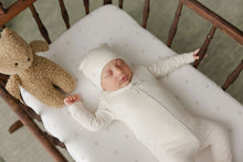 Load image into Gallery viewer, Bird Seam Collection - Cream Charcoal - Footie + Beanie
