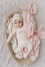 Load image into Gallery viewer, Garden floral center collection layette set - pink

