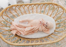 Load image into Gallery viewer, Floral Rib Collection layette set - Pink
