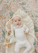 Load image into Gallery viewer, Floral Embroidered Collar Collection - Ivory Blue - Take Me Home Set
