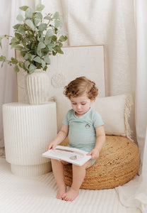 Metallic stripe collection 2 pc- blue