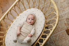 Load image into Gallery viewer, Sage vintage leaf 2 pack - Bassinet sheets
