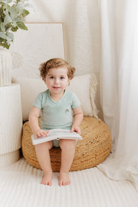 Metallic stripe collection 2 pc- blue