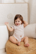 Load image into Gallery viewer, Organic bear collection romper - pink
