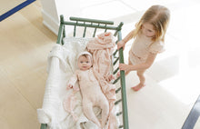 Load image into Gallery viewer, Vintage birds paci lovy - blush
