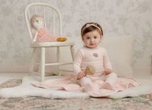 Load image into Gallery viewer, Embroidered Liberty / Berry Collection - Pink - Footie + Hat

