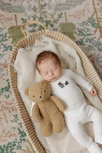 Load image into Gallery viewer, Embroidered Bear Collection - Ivory Boy - Footie + Beanie
