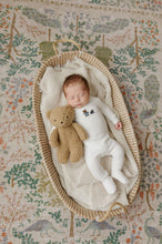 Load image into Gallery viewer, Embroidered Bear Collection - Ivory Boy - Footie + Beanie
