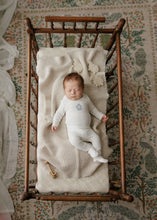 Load image into Gallery viewer, Metallic Crest Collection - Ivory Boy - Footie + Hat

