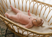 Load image into Gallery viewer, Embroidered Bear Collection - Pink - Footie
