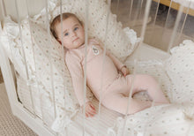 Load image into Gallery viewer, Rocking horse footie and bonnet - Pink
