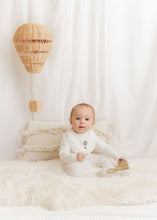 Load image into Gallery viewer, French terry hot air balloon collection layette set - Ivory/Blue
