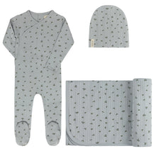 Load image into Gallery viewer, Floral Pointelle Collection- Blue - Take Me Home Set
